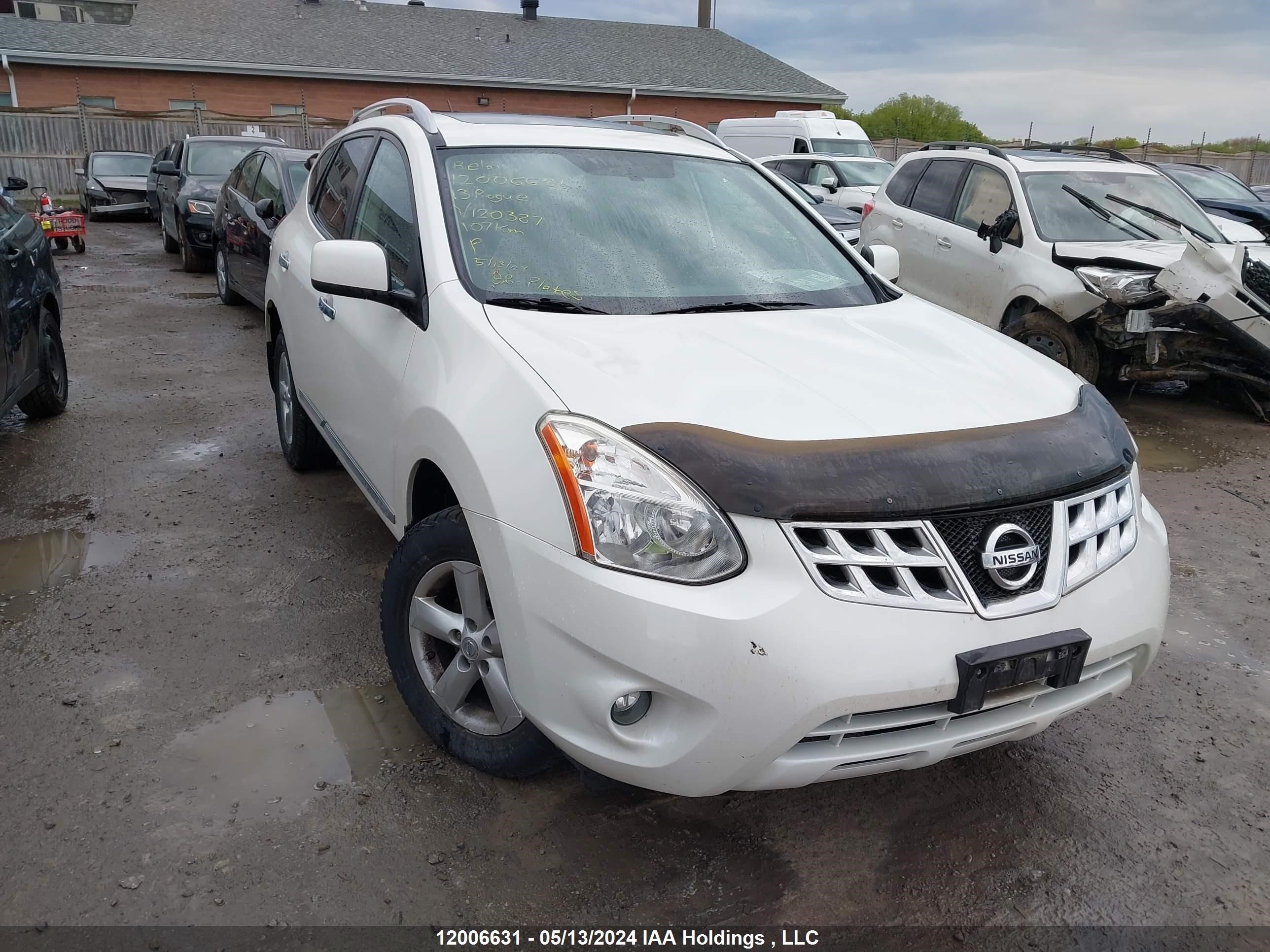 nissan rogue 2013 jn8as5mv0dw120387