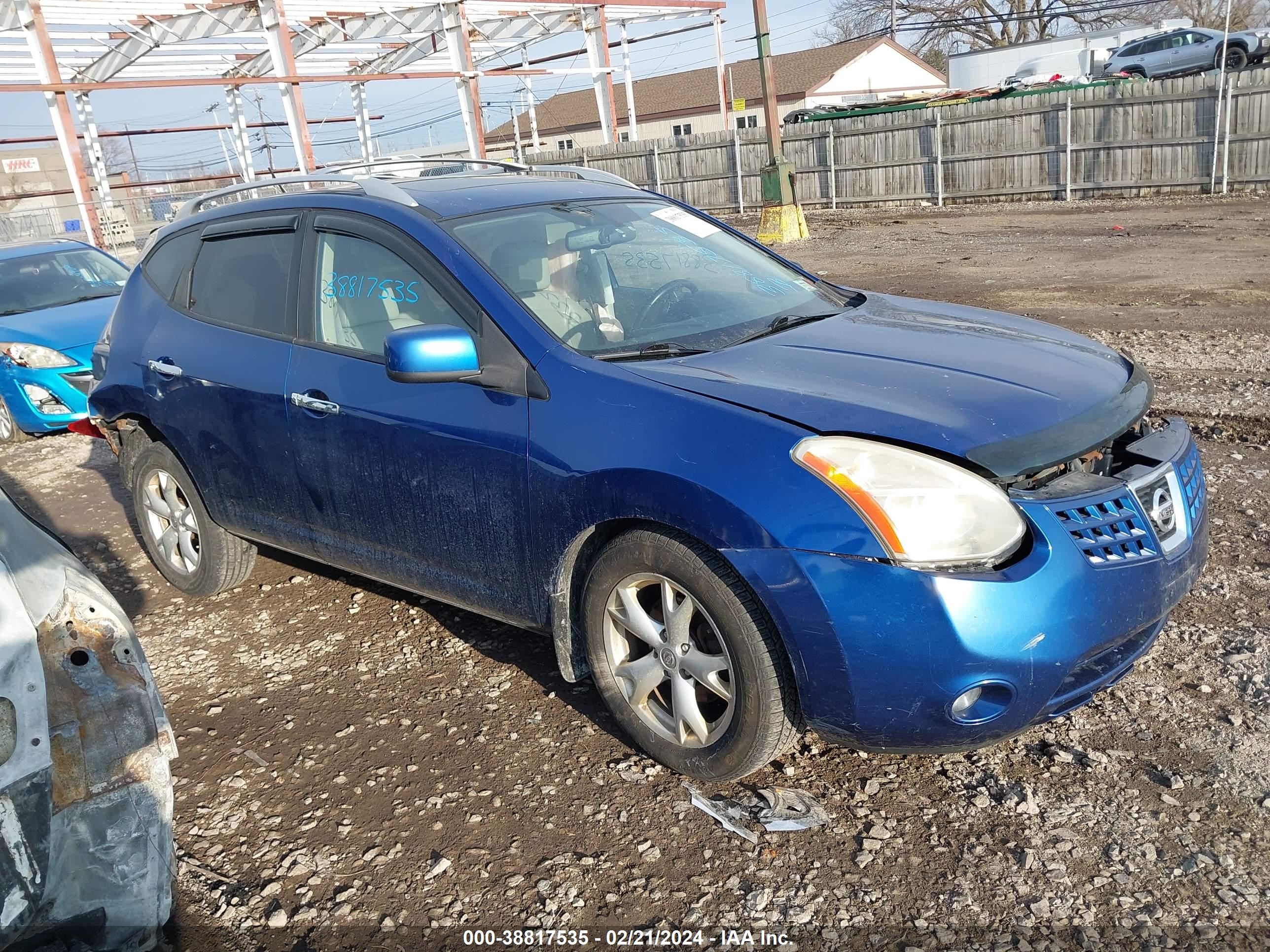 nissan rogue 2010 jn8as5mv3aw129323