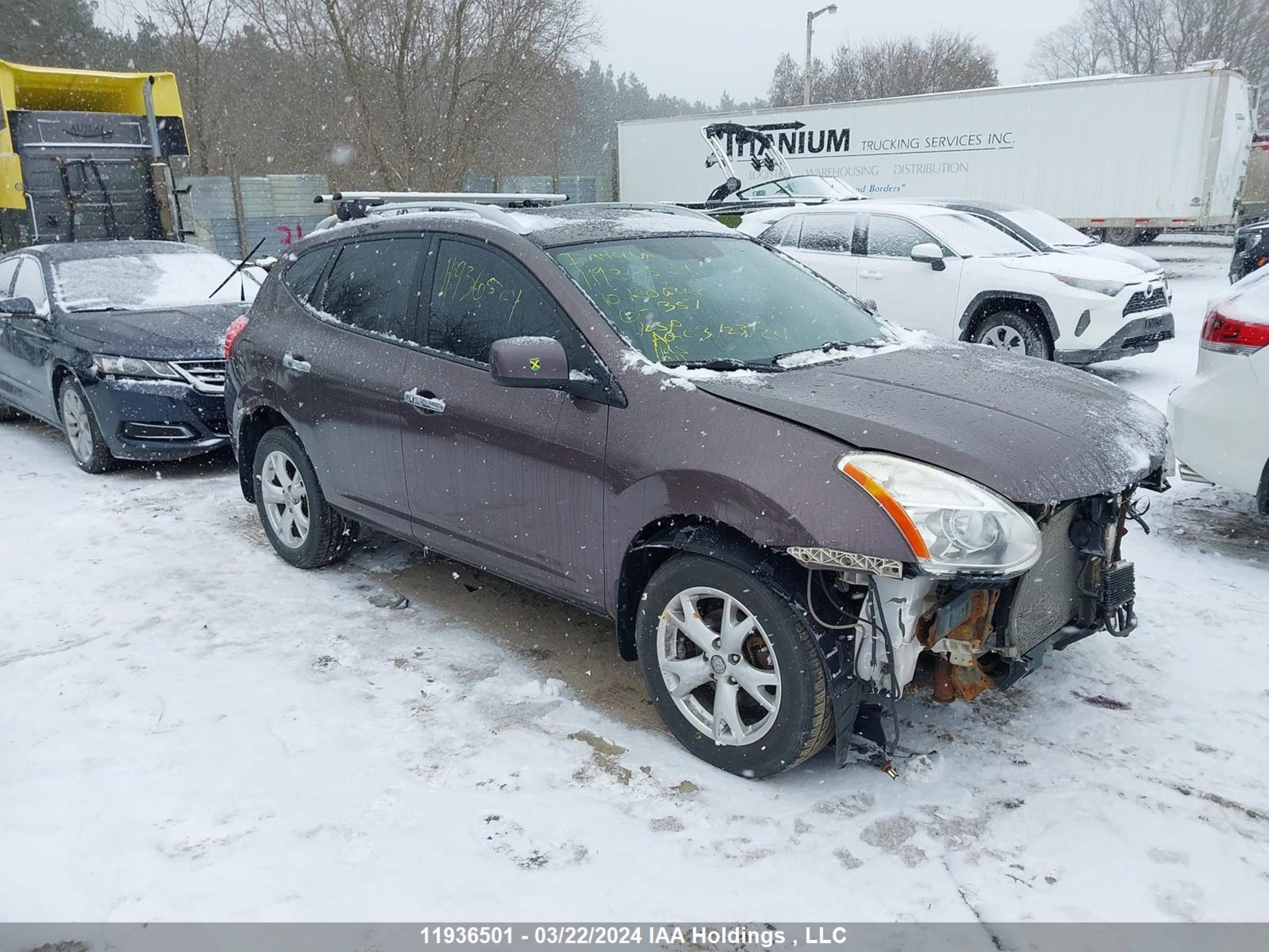 nissan rogue 2010 jn8as5mv5aw134099