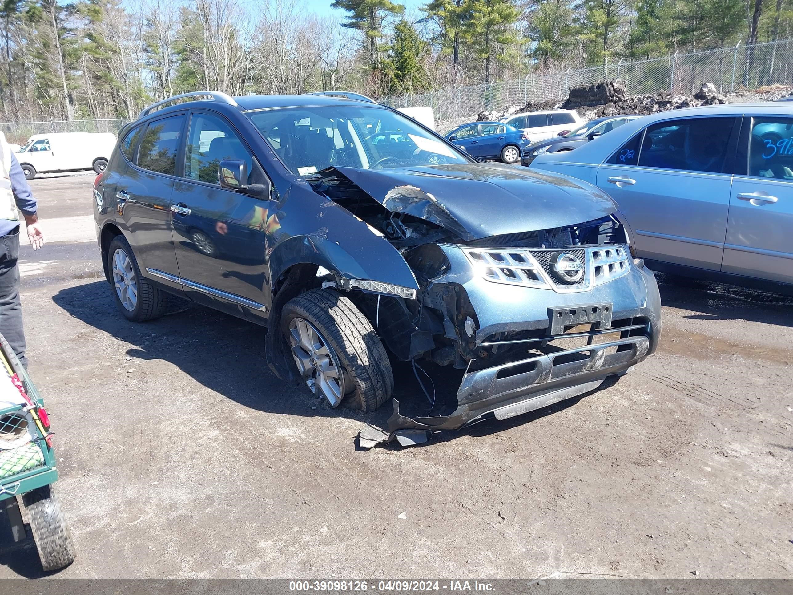 nissan rogue 2013 jn8as5mv5dw658664