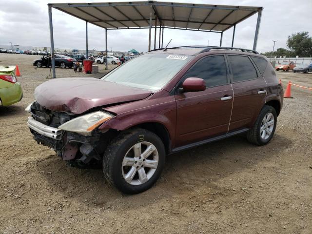 nissan murano sl 2007 jn8az08t07w513723