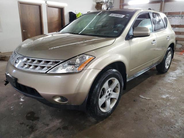 nissan murano sl 2005 jn8az08t25w328845