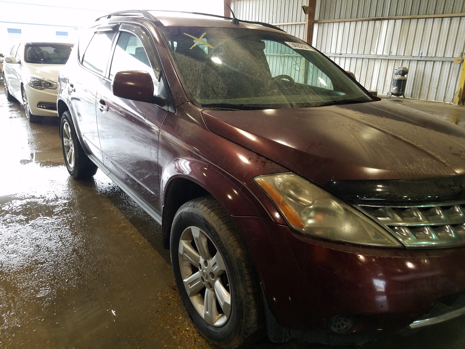 nissan murano sl 2007 jn8az08t27w505557