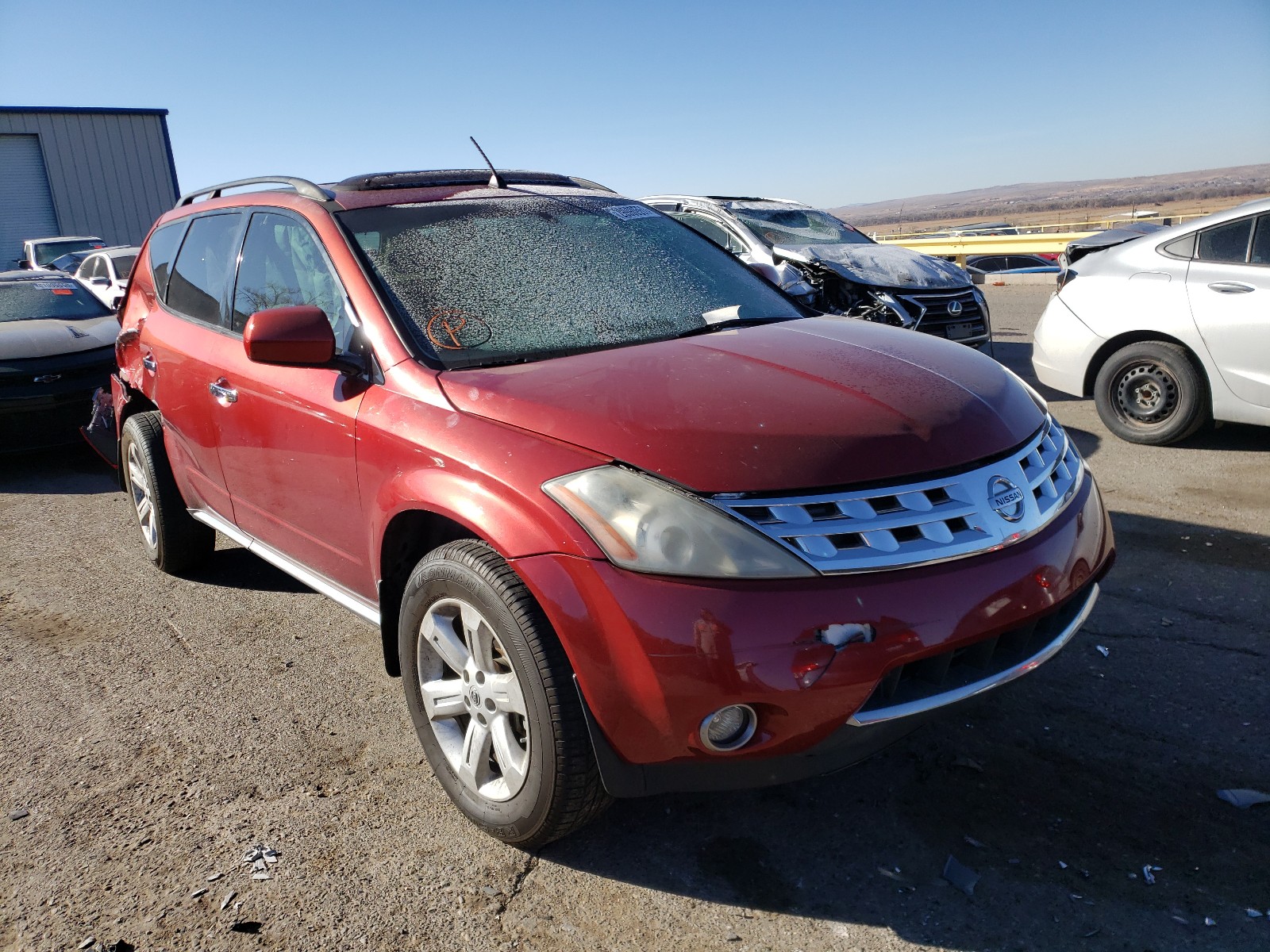 nissan murano sl 2007 jn8az08t27w530118