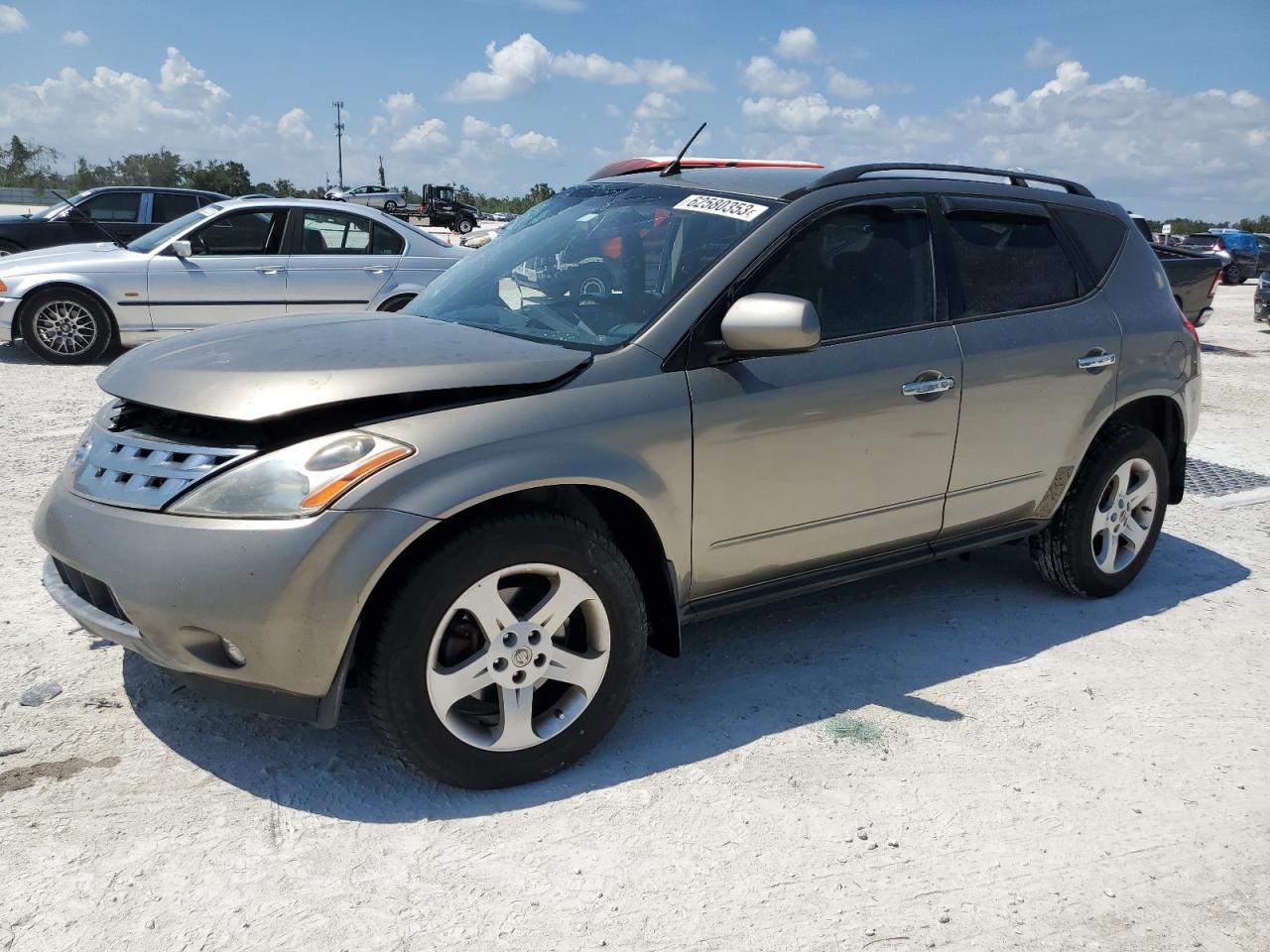 nissan murano 2003 jn8az08t43w121015