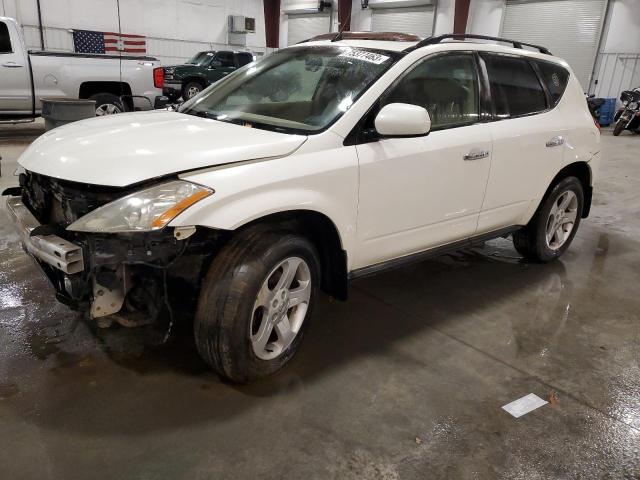 nissan murano 2005 jn8az08t45w315613