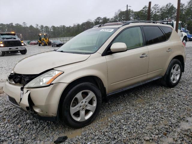 nissan murano 2005 jn8az08t75w318165