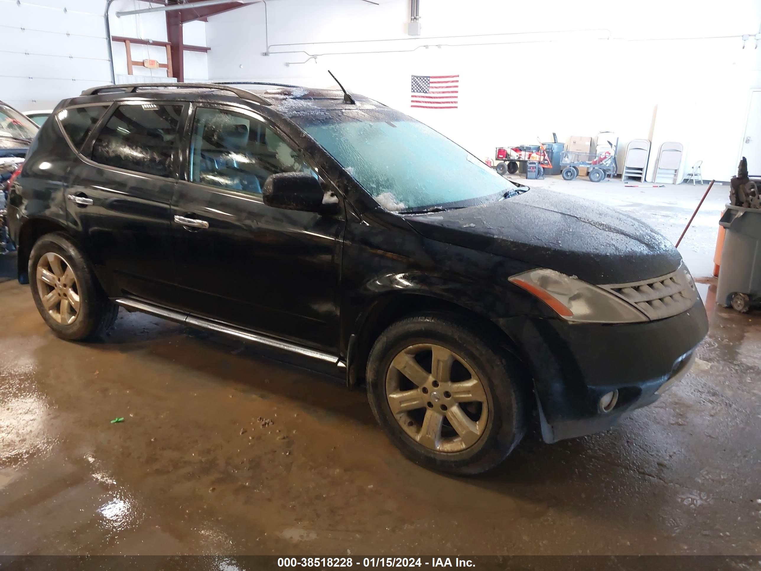 nissan murano 2006 jn8az08t76w408210