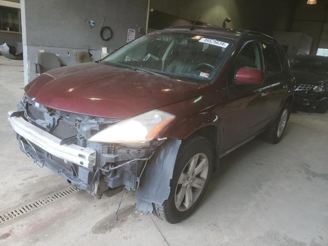 nissan murano sl 2006 jn8az08t76w412578