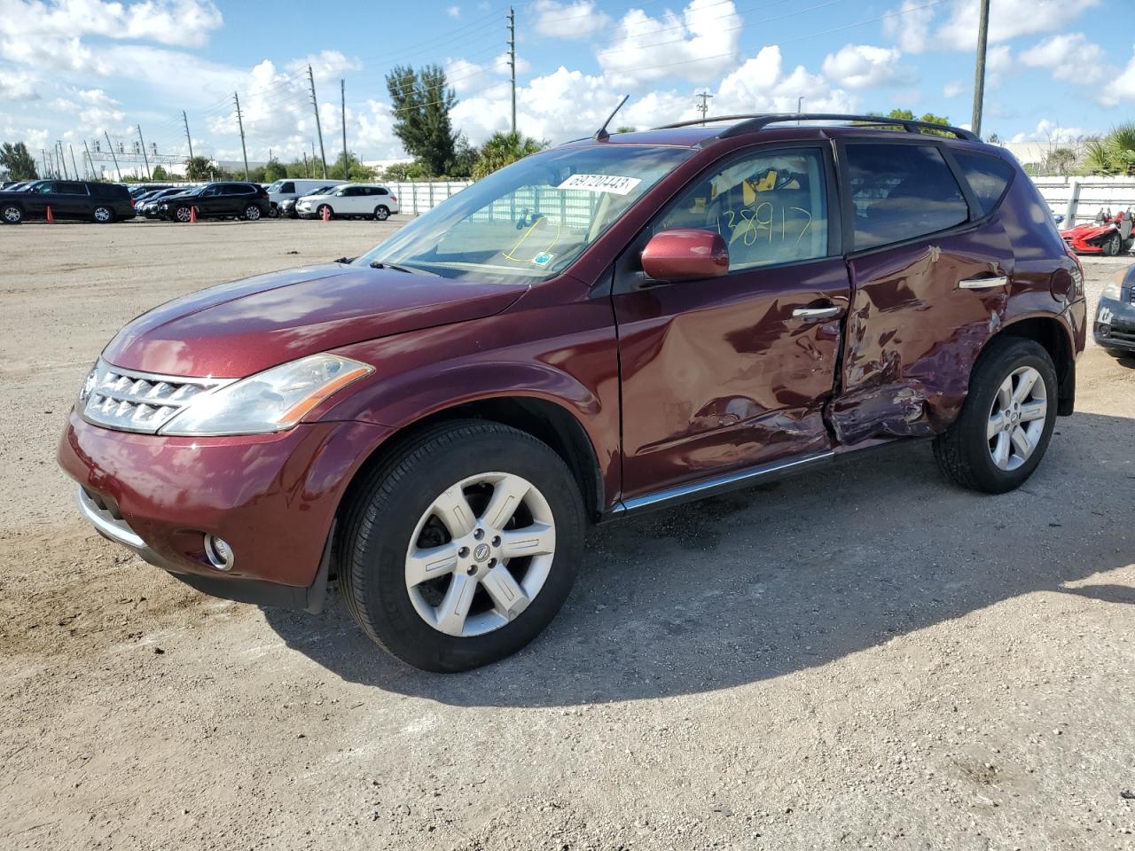 nissan murano 2007 jn8az08t77w523472