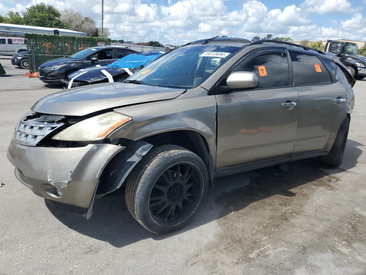 nissan murano 2004 jn8az08t94w211942