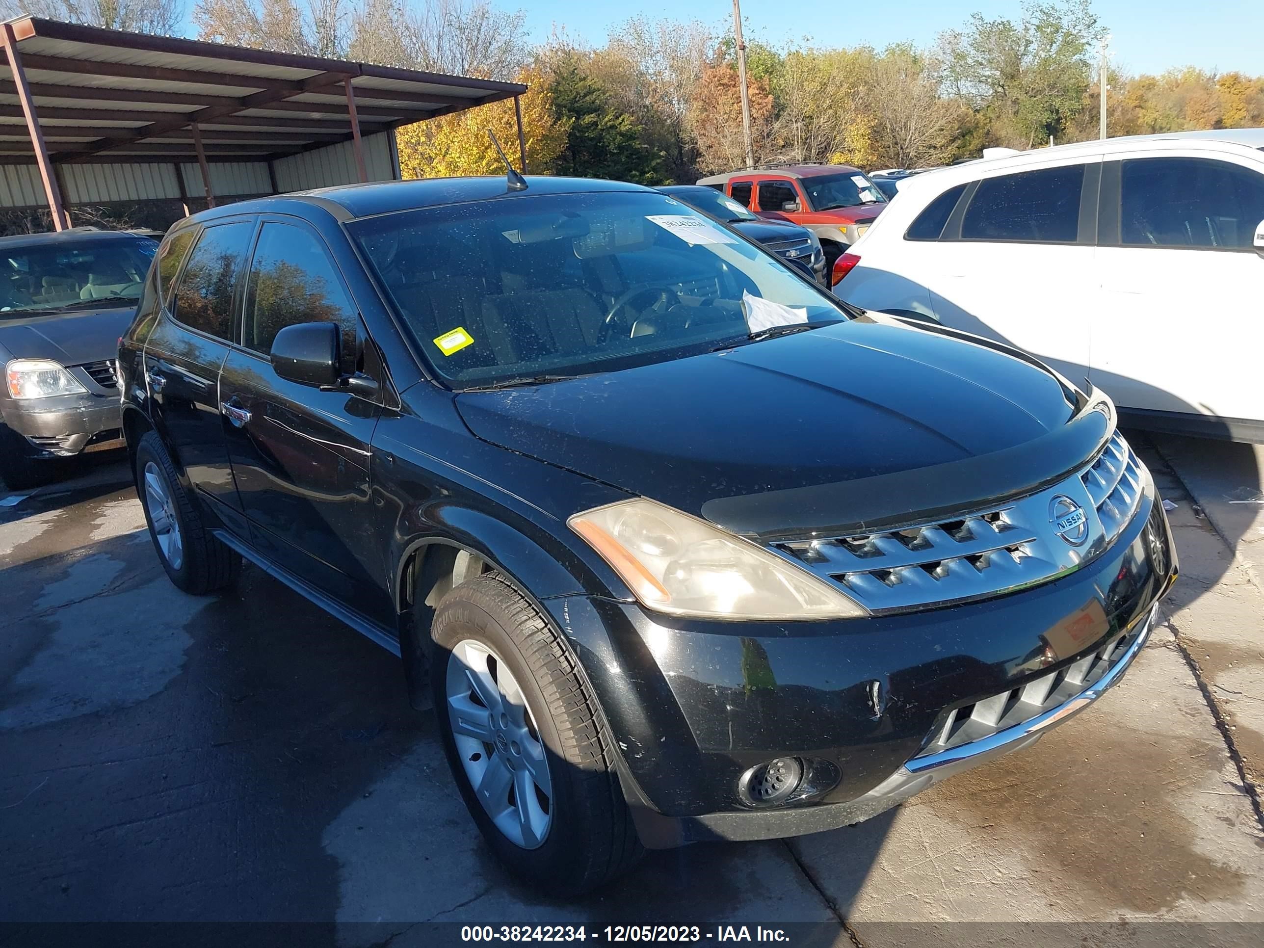 nissan murano 2006 jn8az08t96w422237