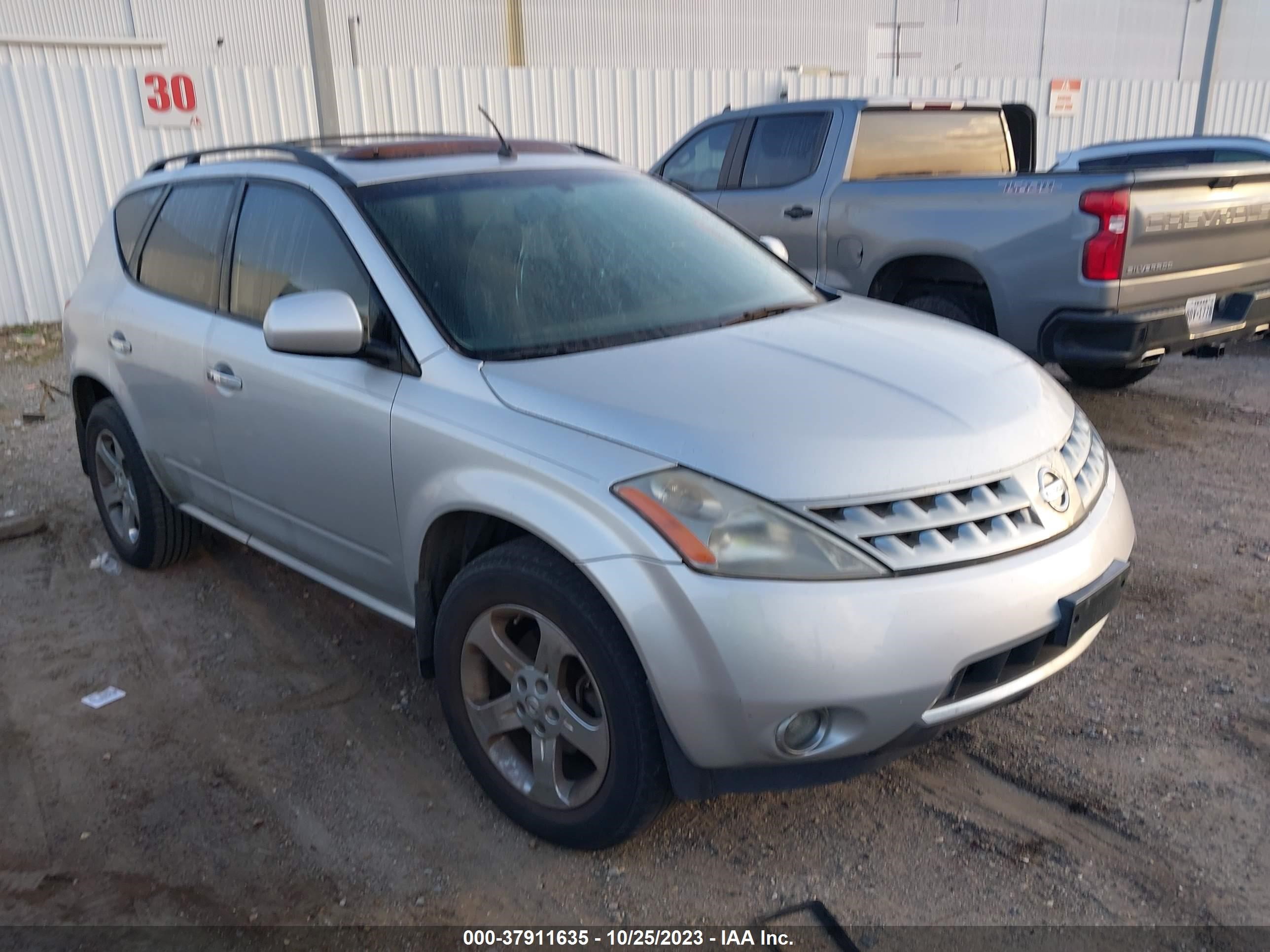 nissan murano 2007 jn8az08t97w500615