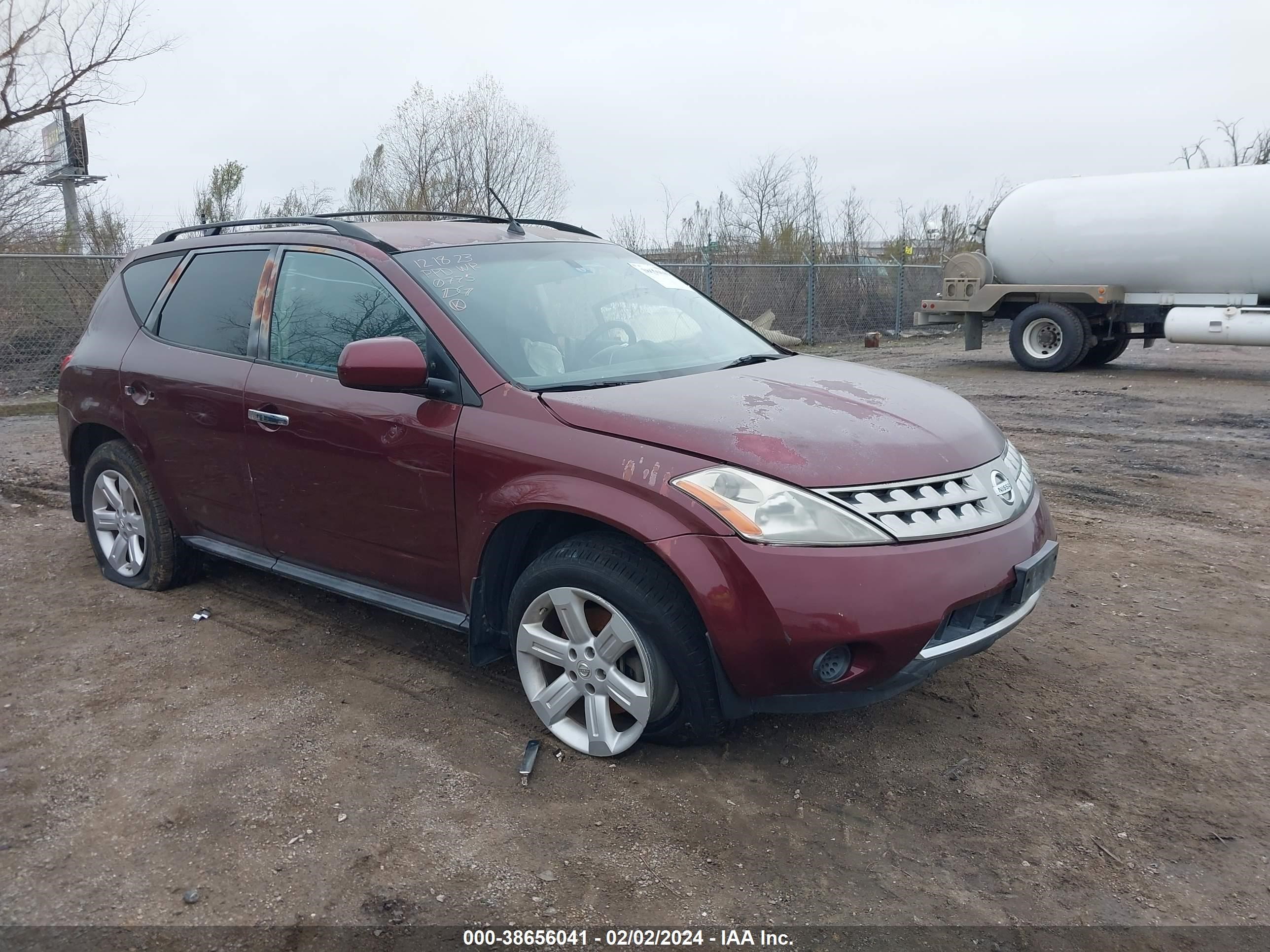 nissan murano 2007 jn8az08t97w500775