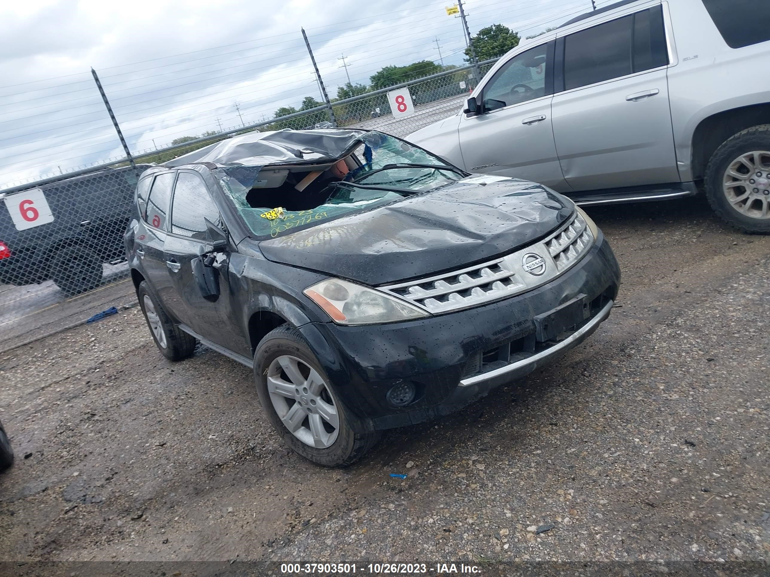 nissan murano 2007 jn8az08t97w507645