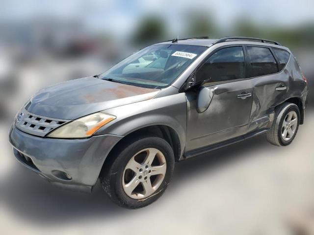 nissan murano 2005 jn8az08tx5w302137