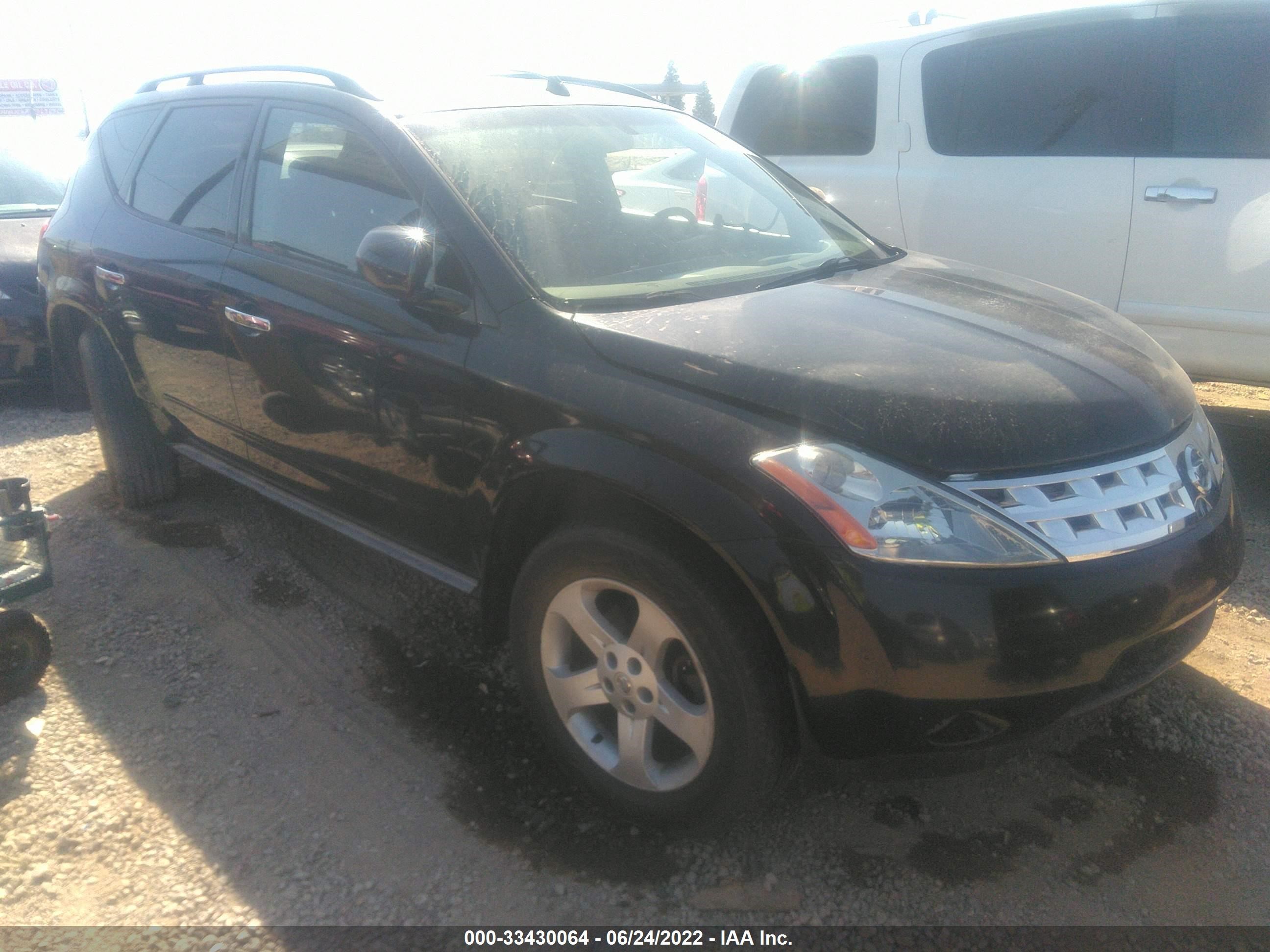 nissan murano 2005 jn8az08w05w438593