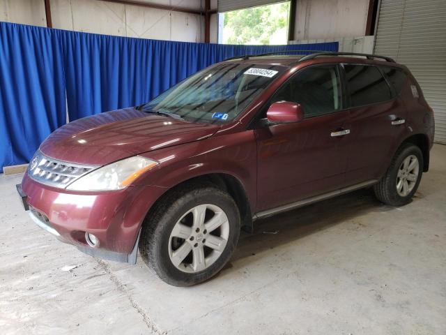 nissan murano 2006 jn8az08w06w549002