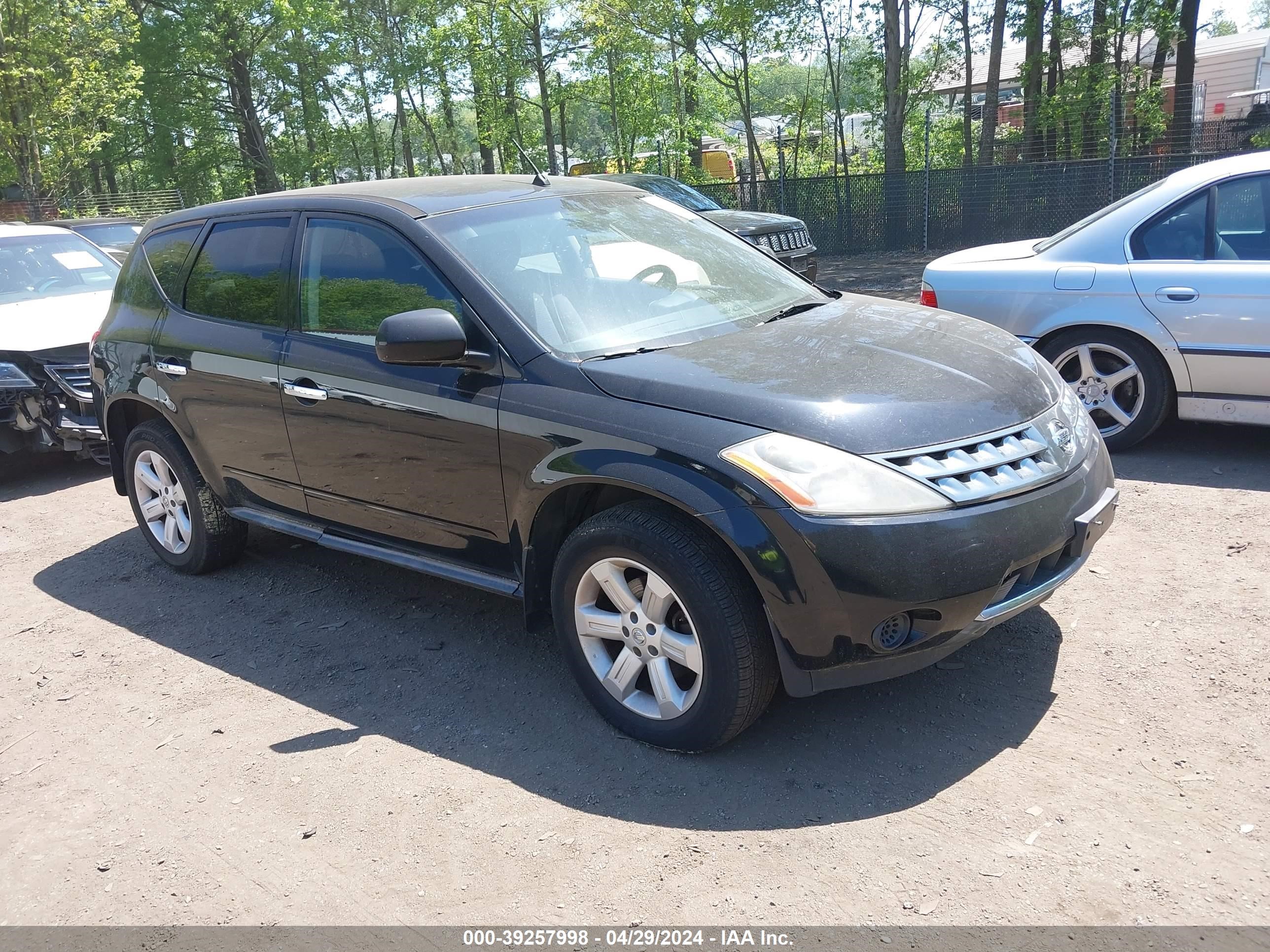 nissan murano 2007 jn8az08w07w620040