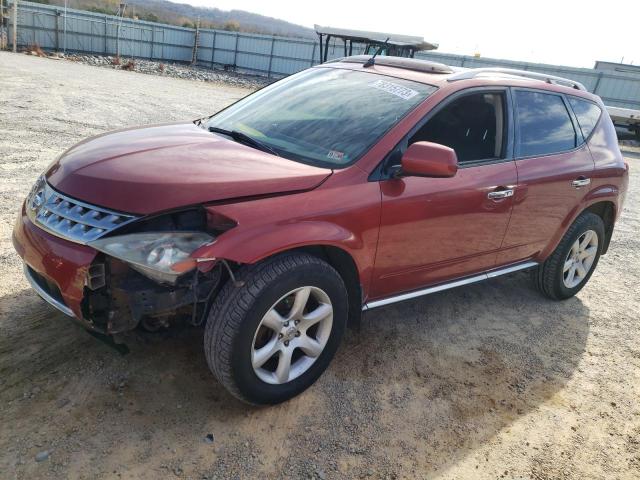 nissan murano 2006 jn8az08w16w549171