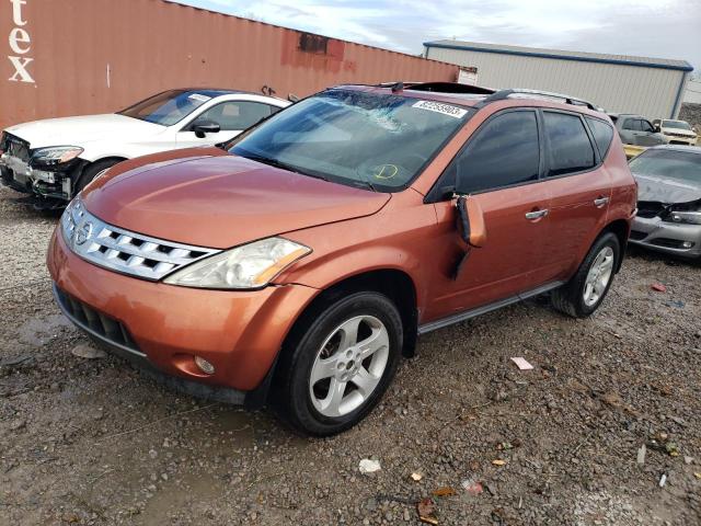 nissan murano 2003 jn8az08w23w214528