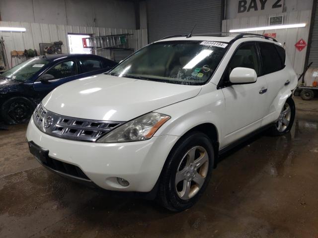 nissan murano 2004 jn8az08w24w308622