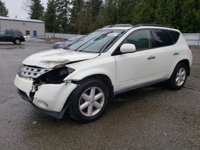 nissan murano 2004 jn8az08w24w318373