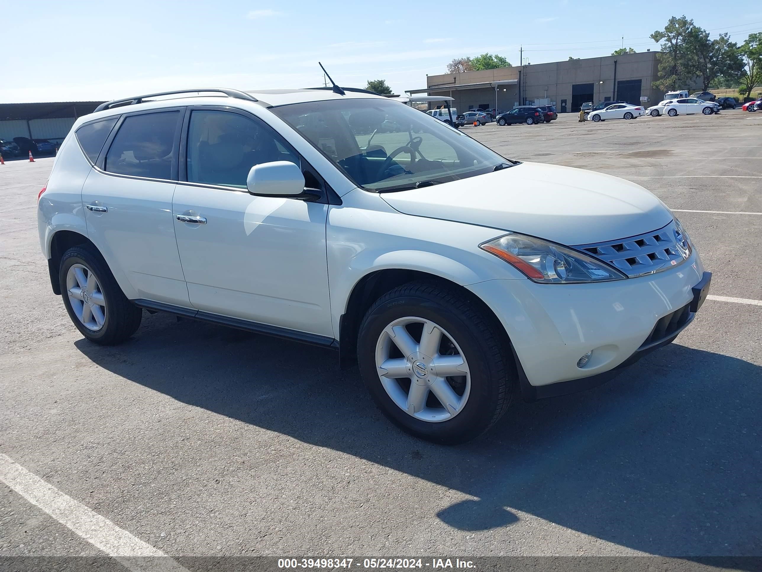 nissan murano 2004 jn8az08w24w328109