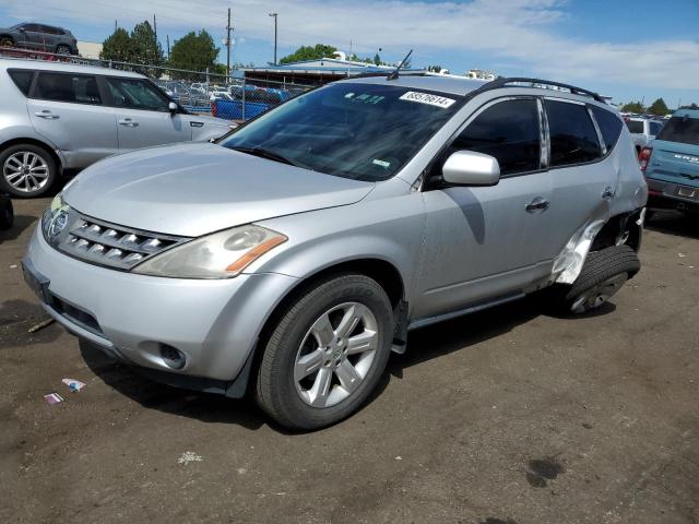 nissan murano 2006 jn8az08w26w509780