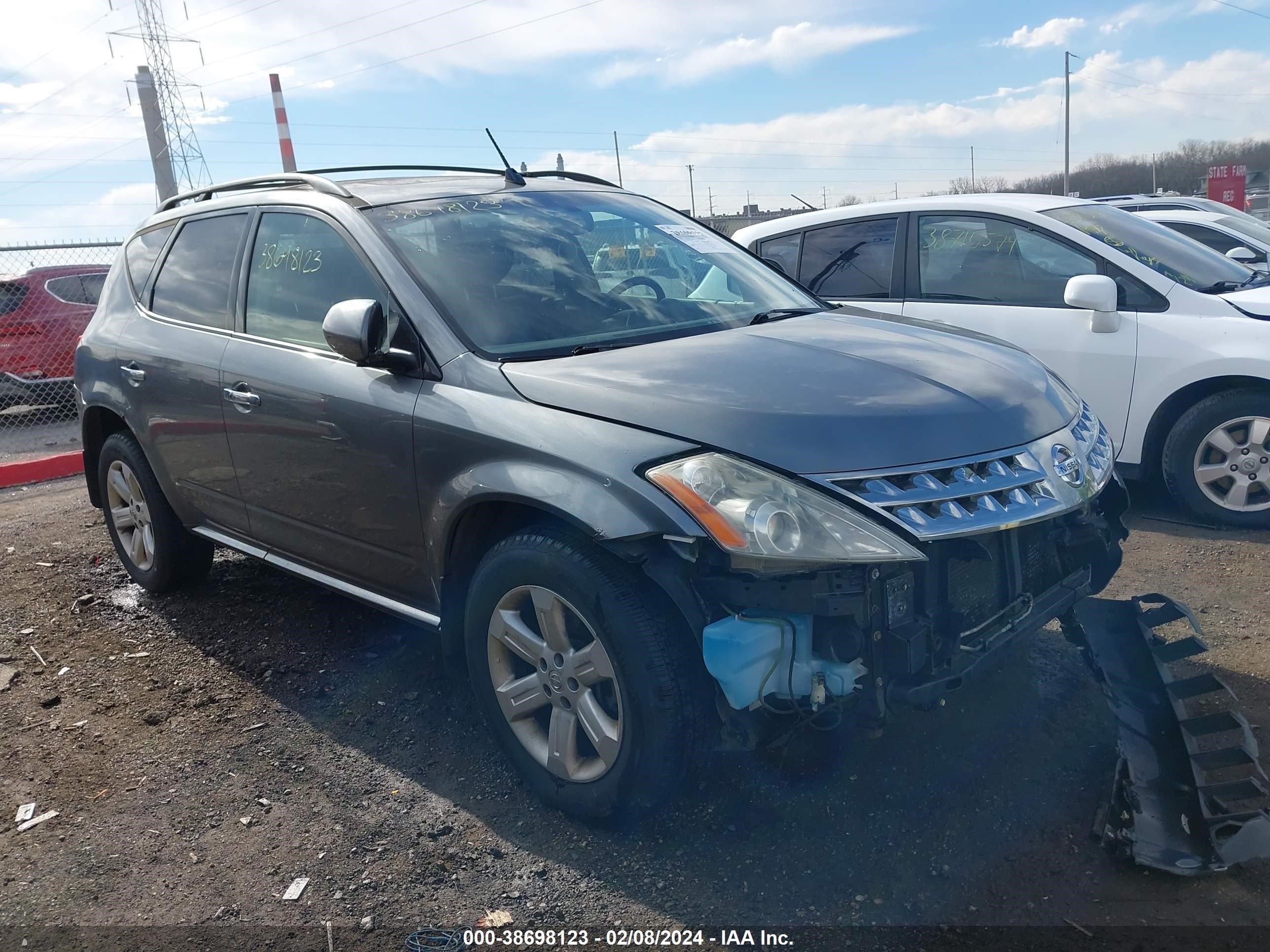 nissan murano 2006 jn8az08w26w528622