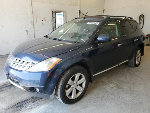 nissan murano sl 2007 jn8az08w27w622162