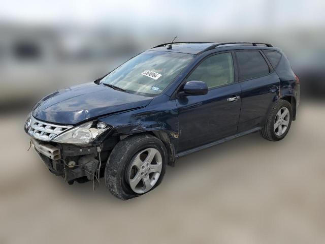 nissan murano 2003 jn8az08w33w224890