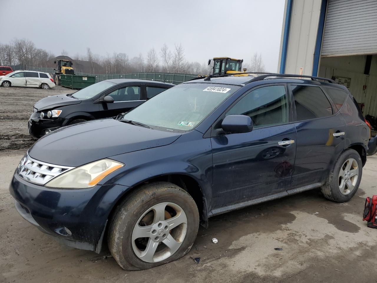 nissan murano 2004 jn8az08w34w333433