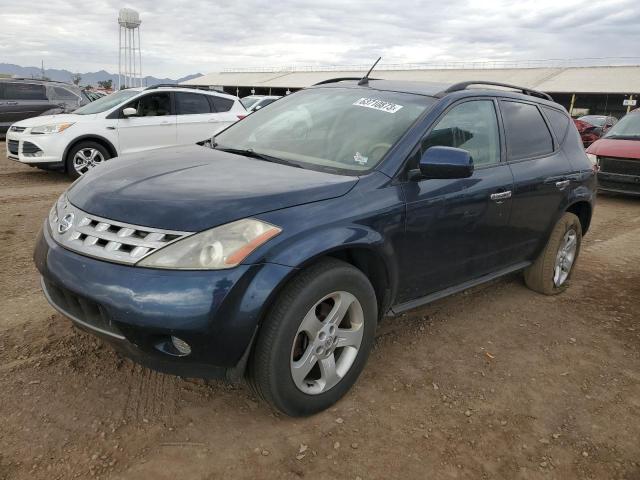 nissan murano sl 2005 jn8az08w35w444453