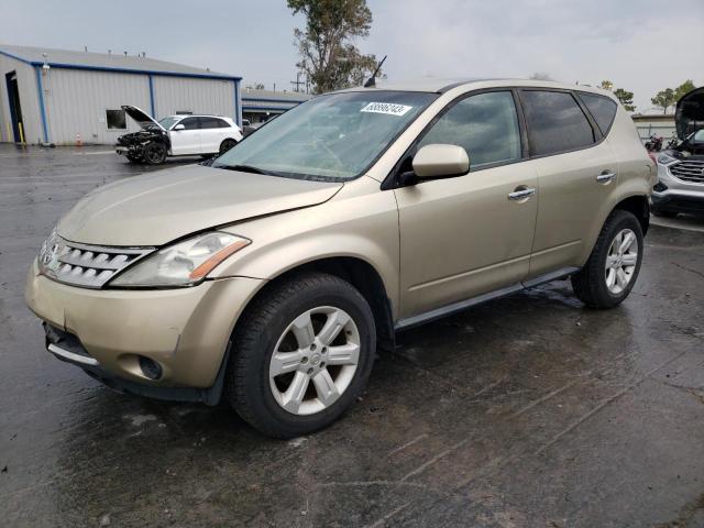 nissan murano 2006 jn8az08w36w535871