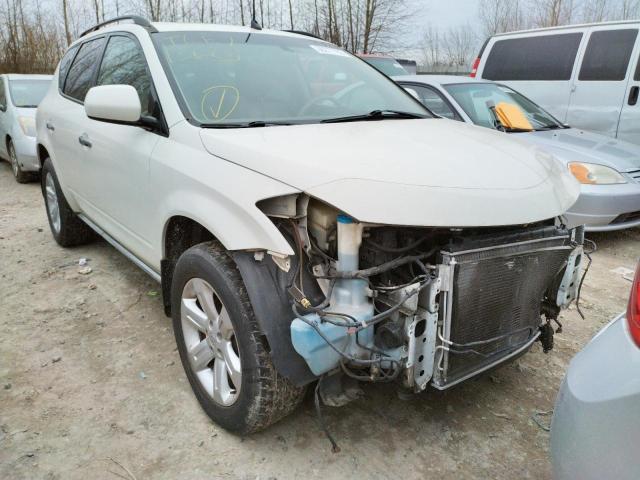 nissan murano sl 2006 jn8az08w36w539399