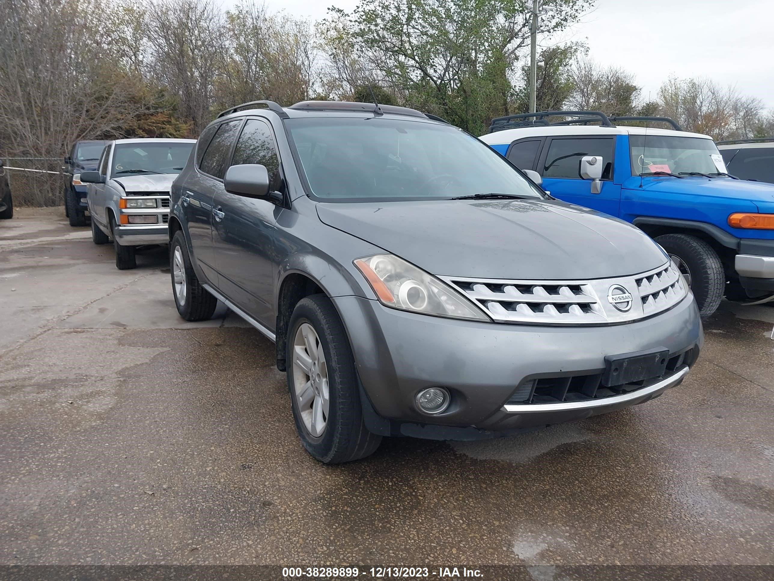 nissan murano 2007 jn8az08w37w617701