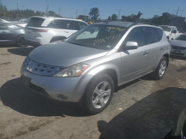 nissan murano sl 2003 jn8az08w43w223179