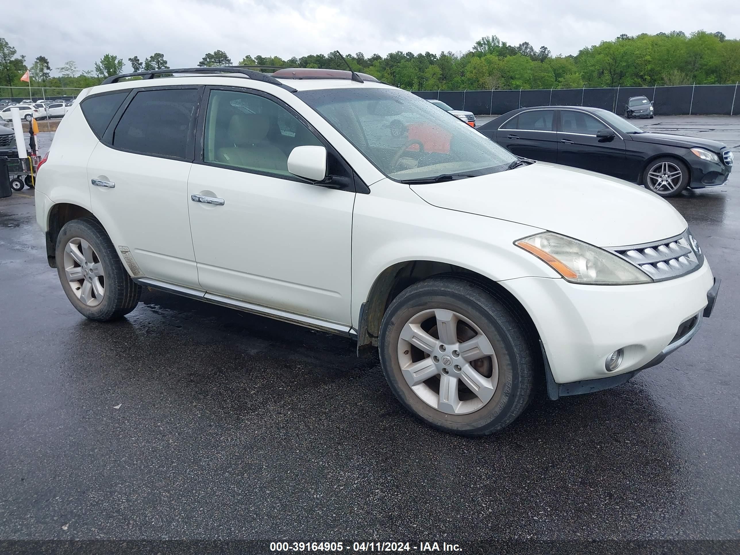 nissan murano 2006 jn8az08w46w542053