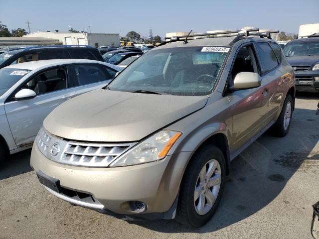 nissan murano 2007 jn8az08w47w609963