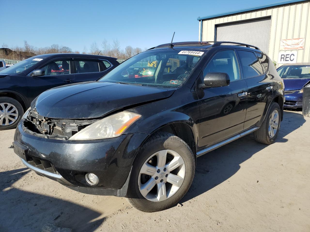 nissan murano 2007 jn8az08w47w648715