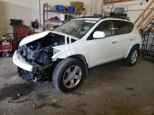 nissan murano sl 2004 jn8az08w54w325947