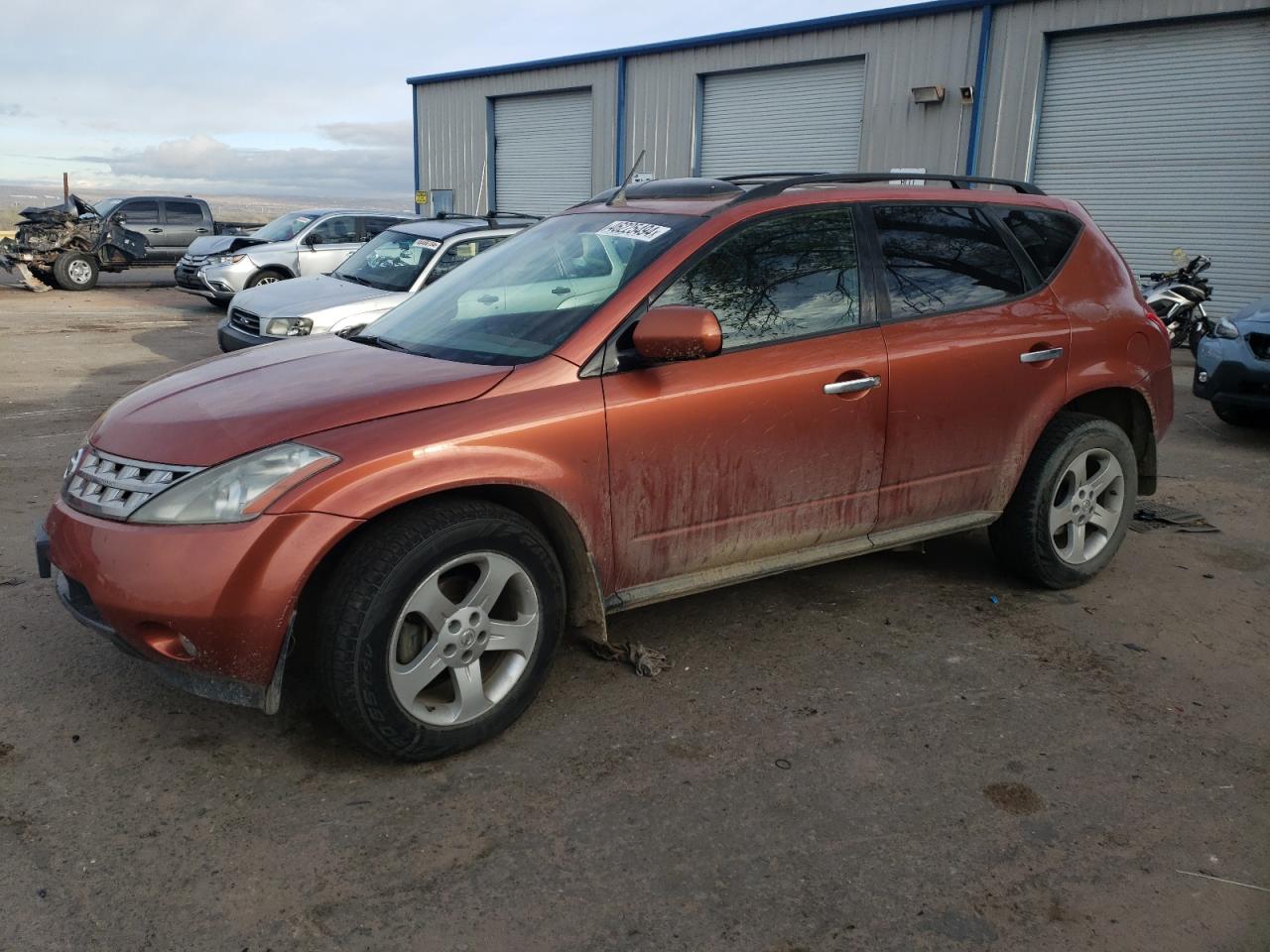 nissan murano 2004 jn8az08w54w329738