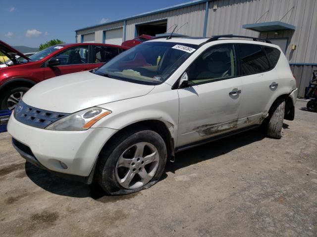 nissan murano 2004 jn8az08w54w340772