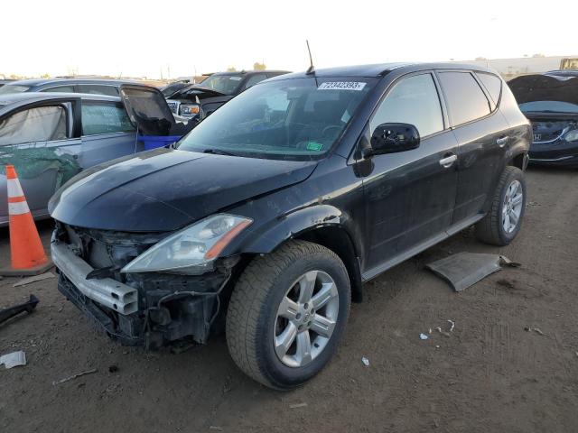 nissan murano sl 2006 jn8az08w56w532826