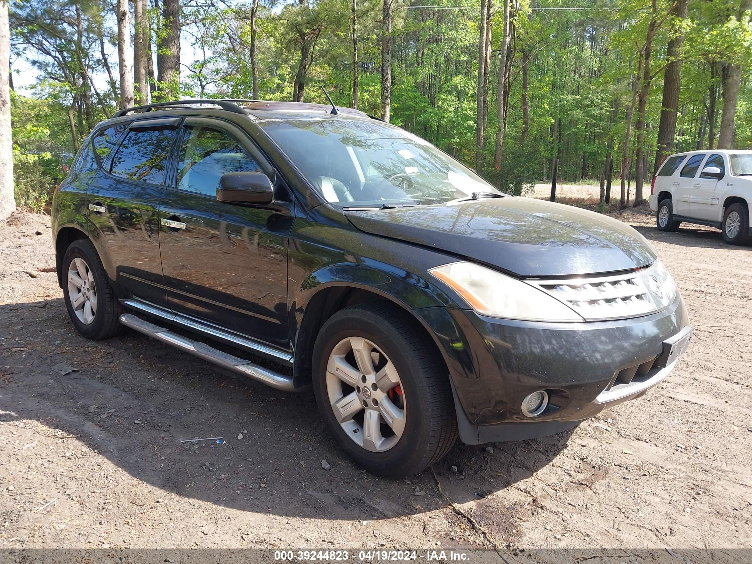 nissan murano 2007 jn8az08w57w600771