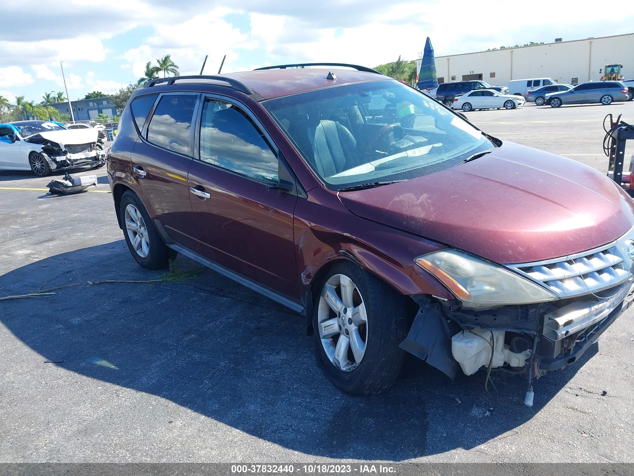 nissan murano 2007 jn8az08w57w613133