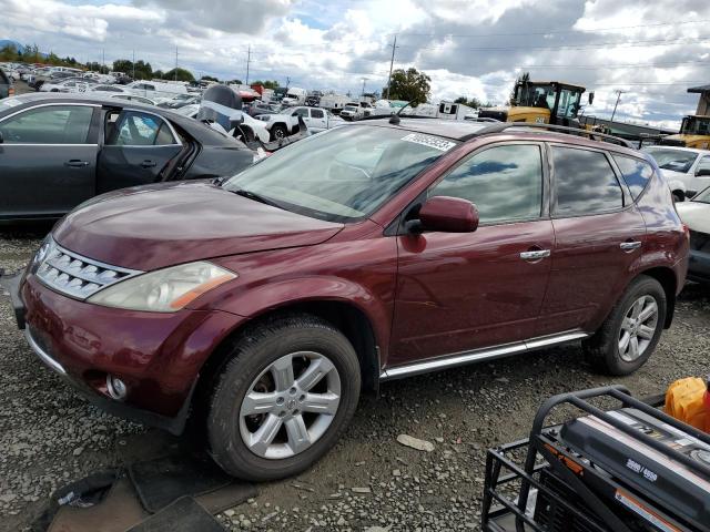 nissan murano sl 2007 jn8az08w57w618056