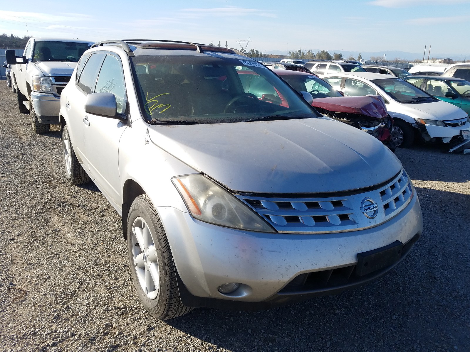 nissan murano sl 2003 jn8az08w63w224429