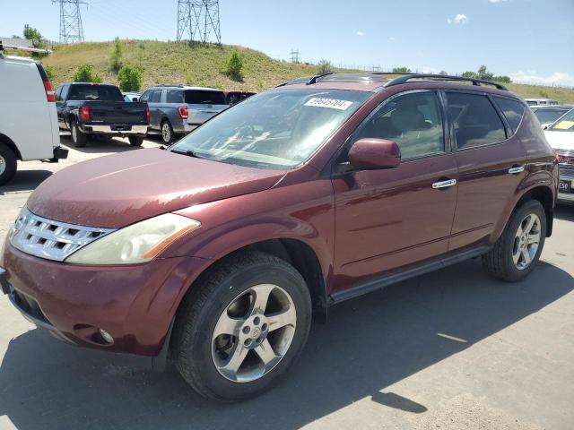 nissan murano 2005 jn8az08w65w436492